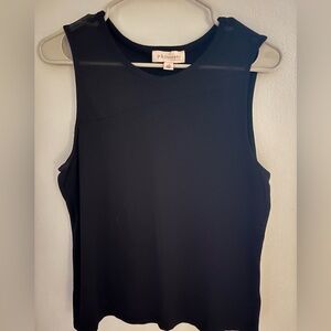 Philosophy Black Sleeveless Top Size Large